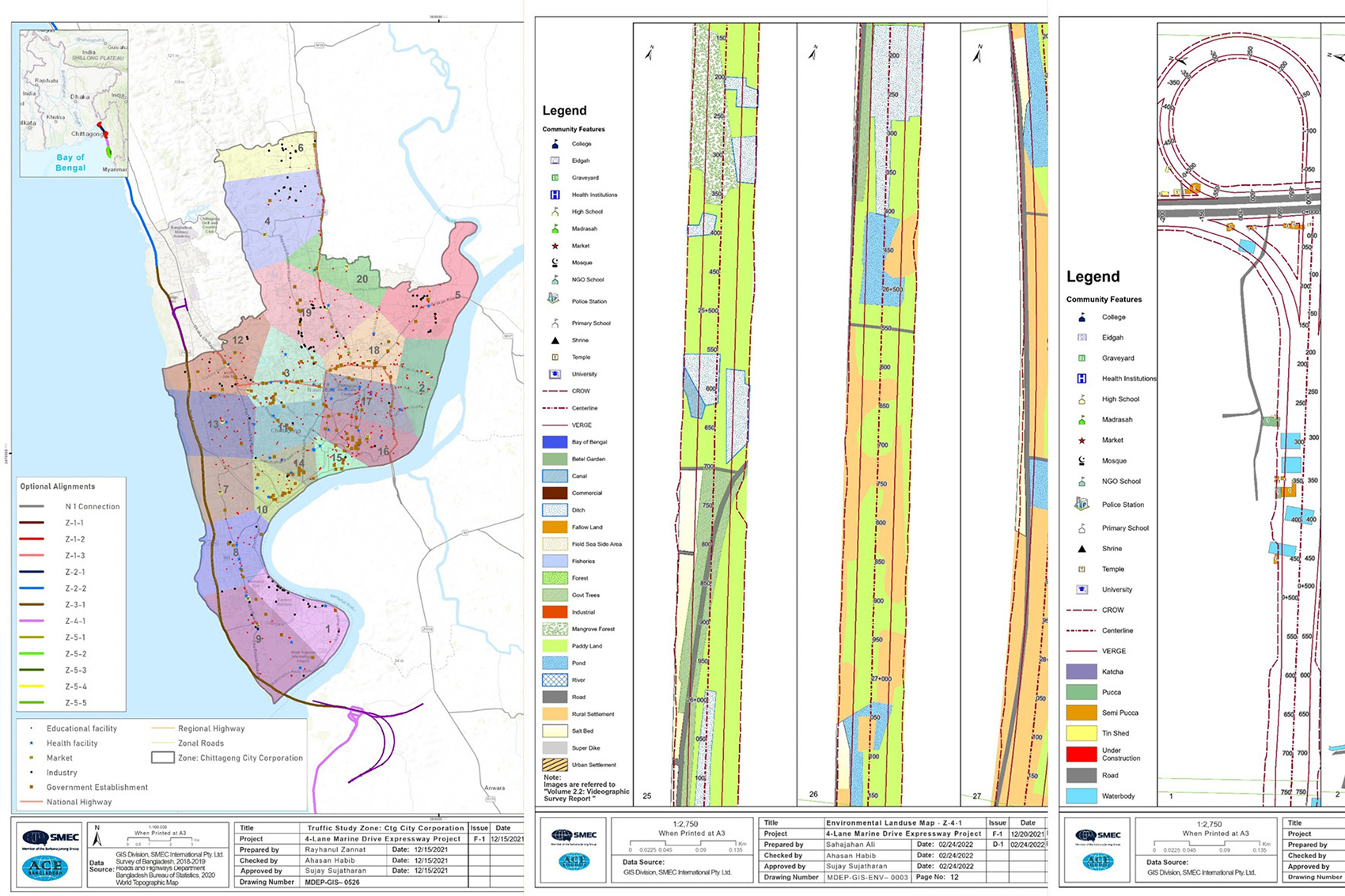 Application of GIS on Marine Drive Expressway, Bangladesh (Part 2)