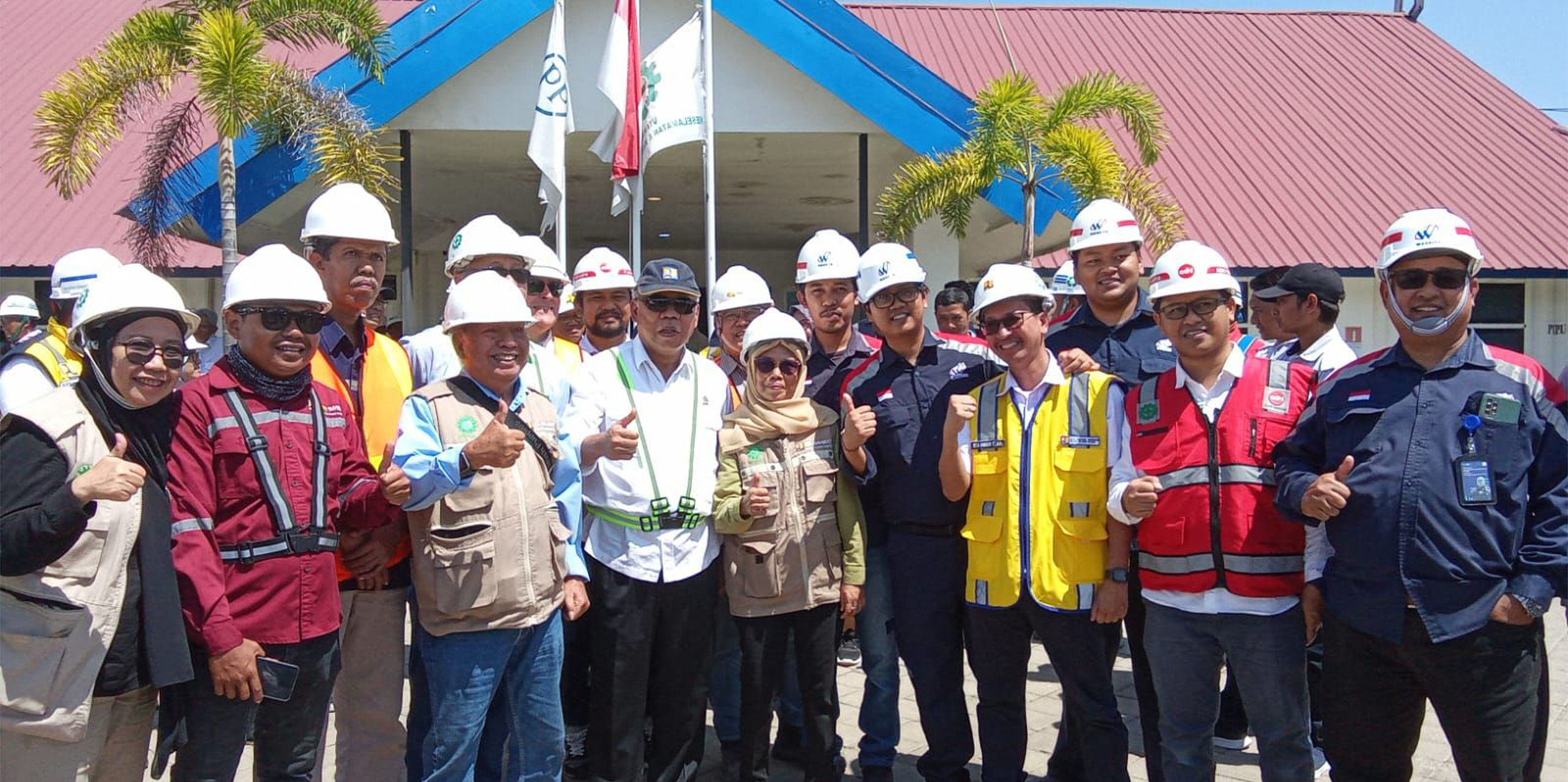 Indonesia, Ministerial visit to Makassar Sanitation Facility 
