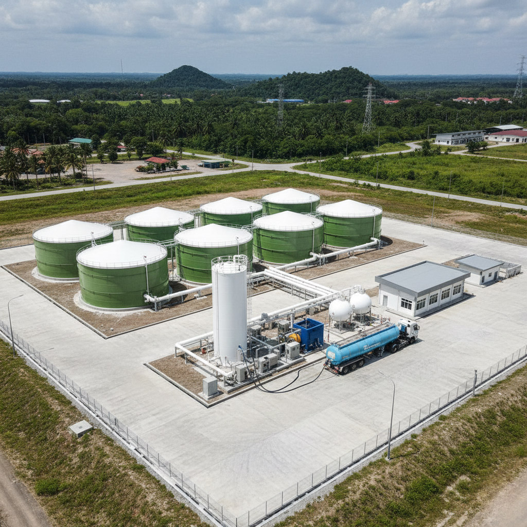Aerial-view-of-a-typical-biomethane-generation-facility-utilising-biomass-waste-feedstock