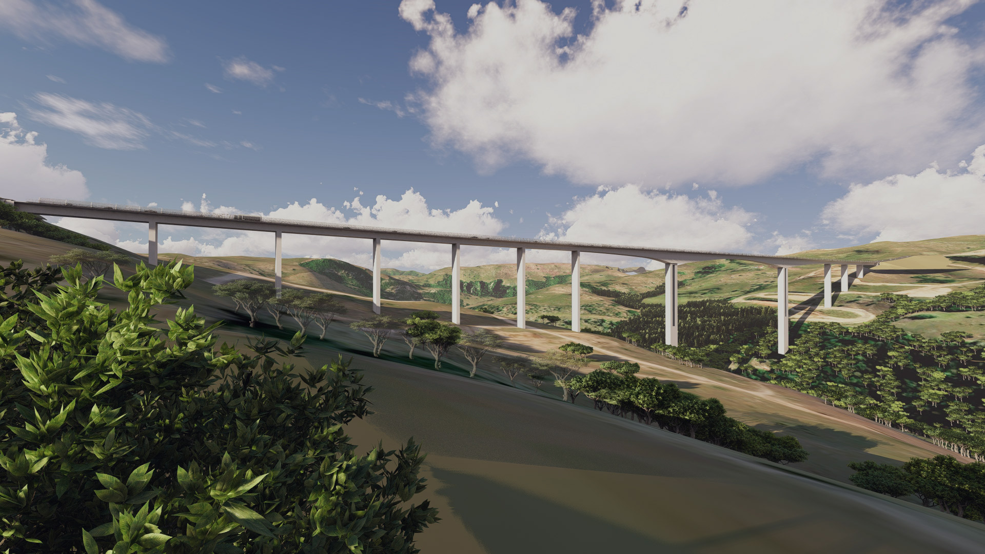 Mtentu Bridge Render