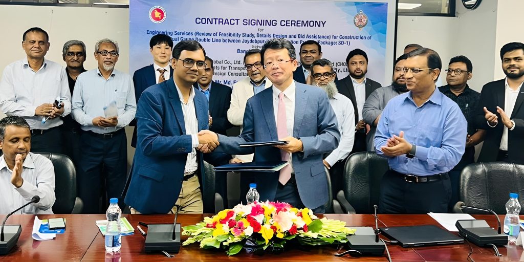 Bangladesh dual guage rail contract signing