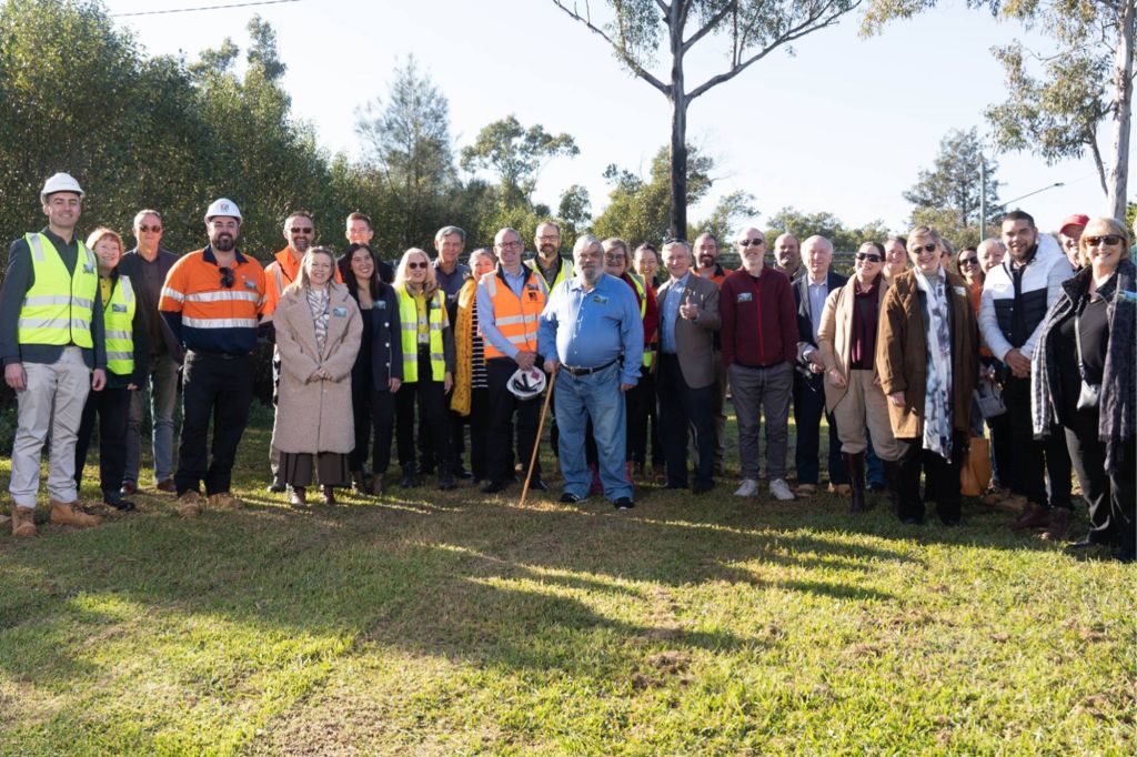 Community Planning Team during the Ground Breaking Ceremony